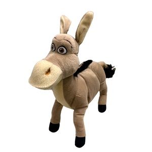 Nanco Shrek 2 Donkey Poseable 2004 Plush 14" Dreamworks Stuffed Animal